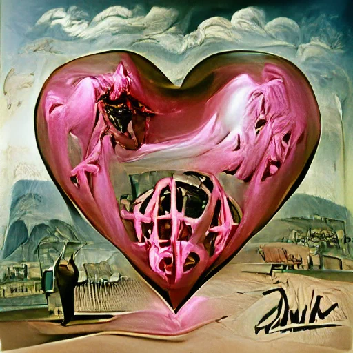 Valentine's Day by Dali (AI Generated)