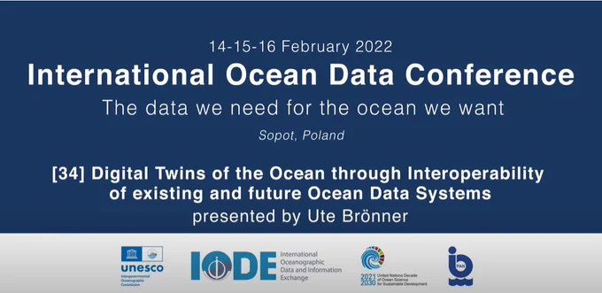 The International Ocean Data Conference 2022 - The Data We Need for the Ocean We Want