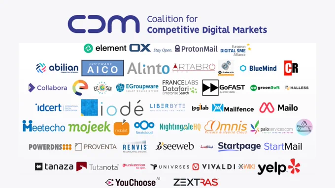 CompDM coalition logos