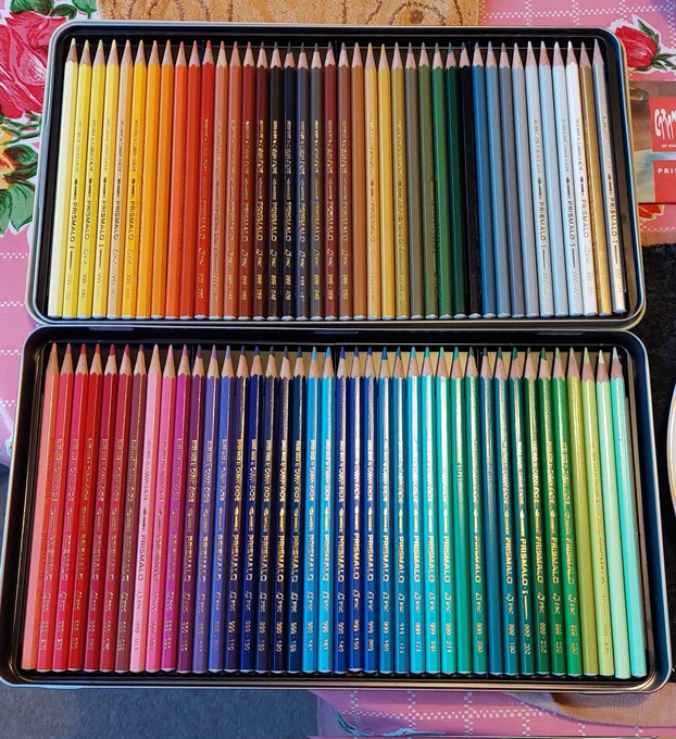 Massive box of caran d'ache Prismalo pencils