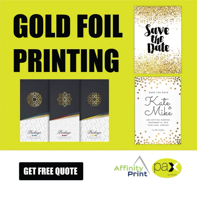 Gold Foil Printing