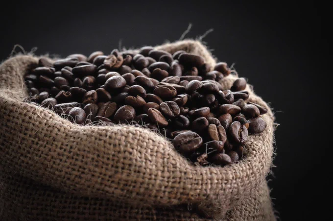 Java beans in a sack image