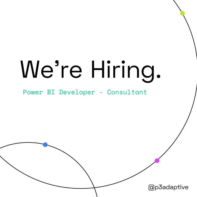 P3 Adaptive Is Hiring Power BI Developer