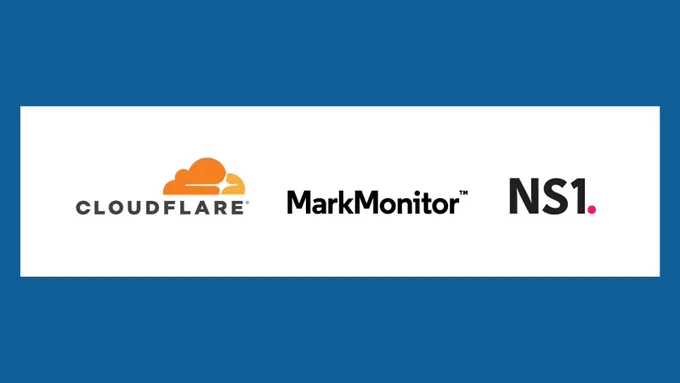 Hardenize Cloudflare MarkMonitor NS1 Logos