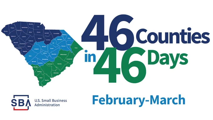 46 Counties in 46 Days in February and March