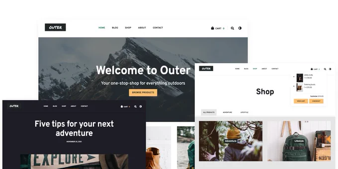 Outer WooCommerce Theme