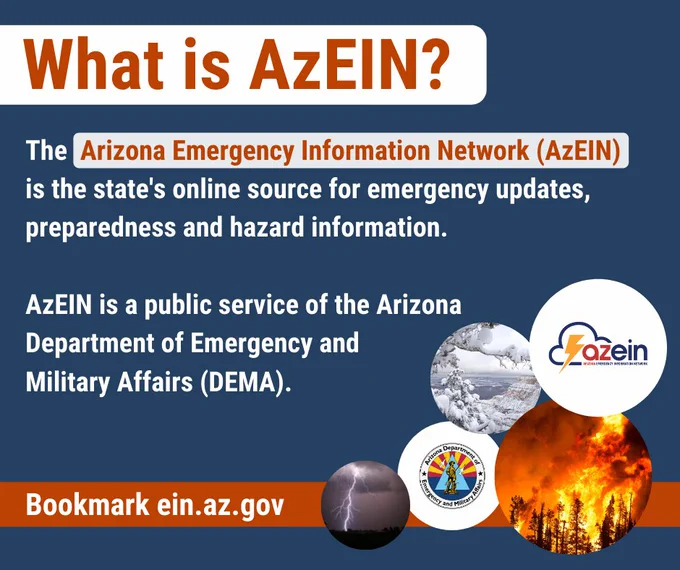 Description of AzEIN, a public service to the state of Arizona.