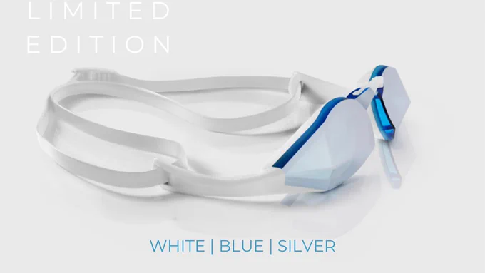 In this picture, you see the LIMITED EDITION WHITE BLUE SILVER.