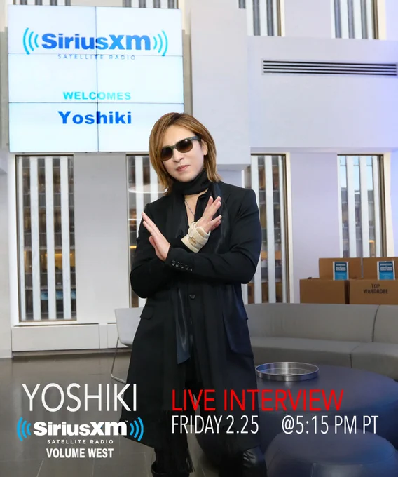 YOSHIKI SiriusXM 