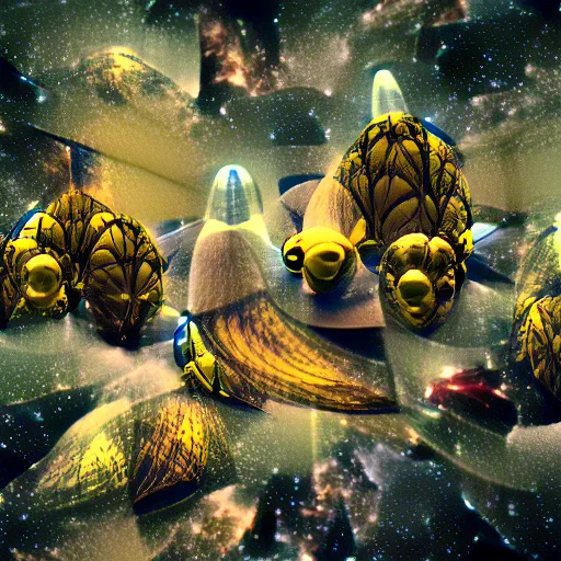 @pthelo - Cosmic Banana Corporate Space Offices - created using Zoetrope by @ai_curio