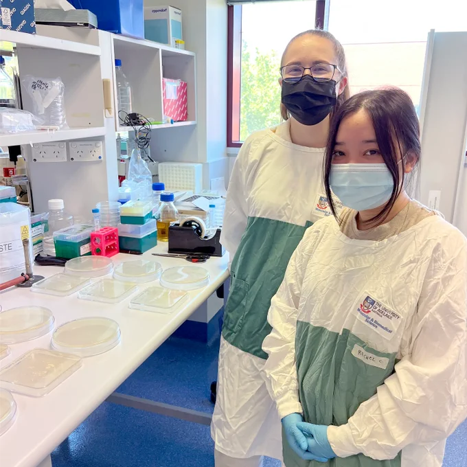 How effective is #HandSanitiser at killing #germs? @RCID20 scientist Hannah & summer research students Kate & Rachel set out to find how effective soap & hand sanitiser is against microbes - https://bit.ly/3hmxyGD