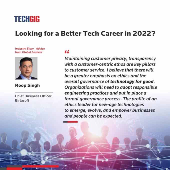 Industry Story - Looking for a better tech career in 2022 - Roop Singh - Birlasoft