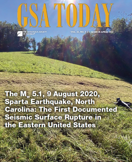 Cover image for GSA Today, March 2022
