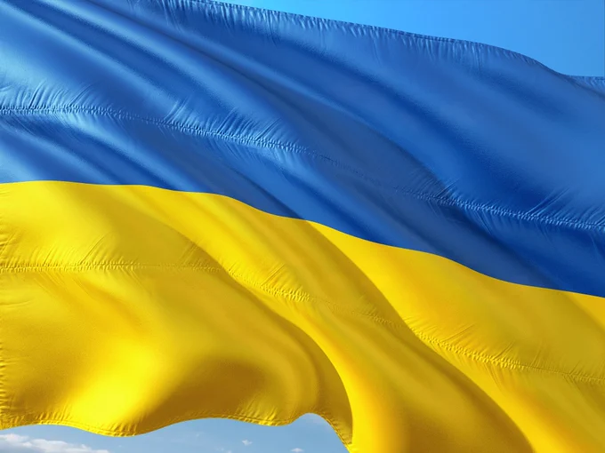 Ukrainian flag 