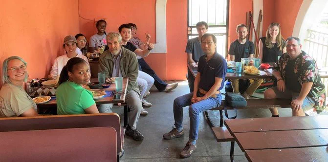 Members of the INHS Medical Entomology Lab out to lunch. 