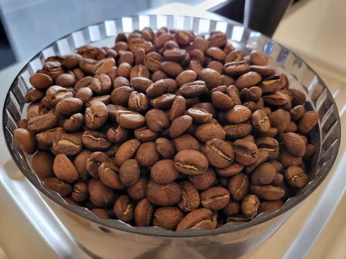 Coffee ready to be grinded