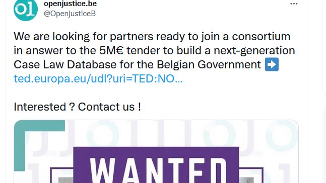 Wanted : partners to join a consortium