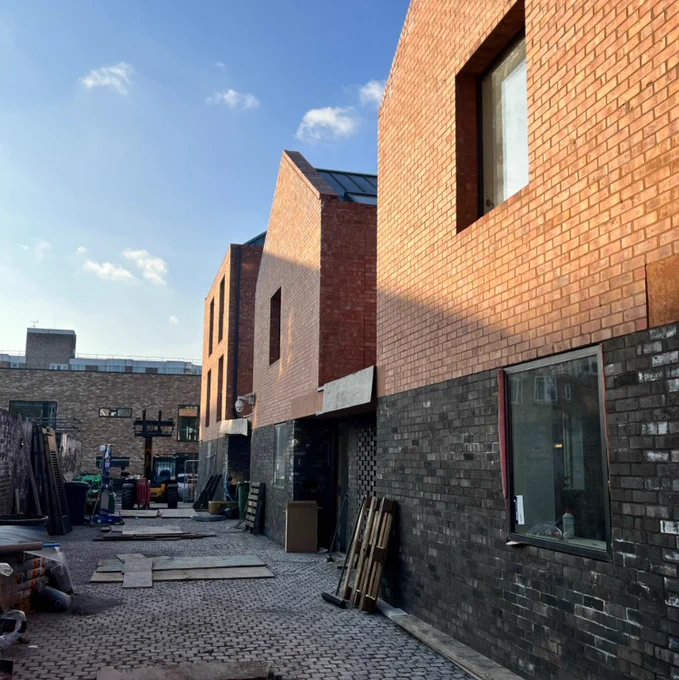 New Council homes being built at Mandeville Street in Clapton