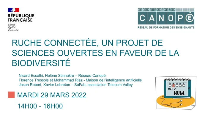 Ruche connectée, un projet de sciences ouvertes en faveur de la biodiversité - Carton de l'atelier