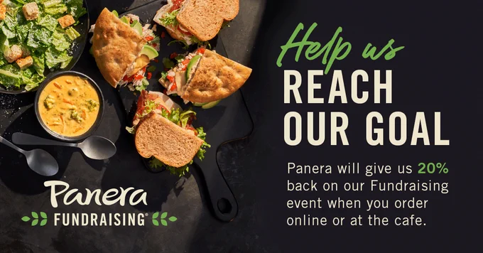 Help us Reach Our Goal at the Panera Bread Fundraiser!