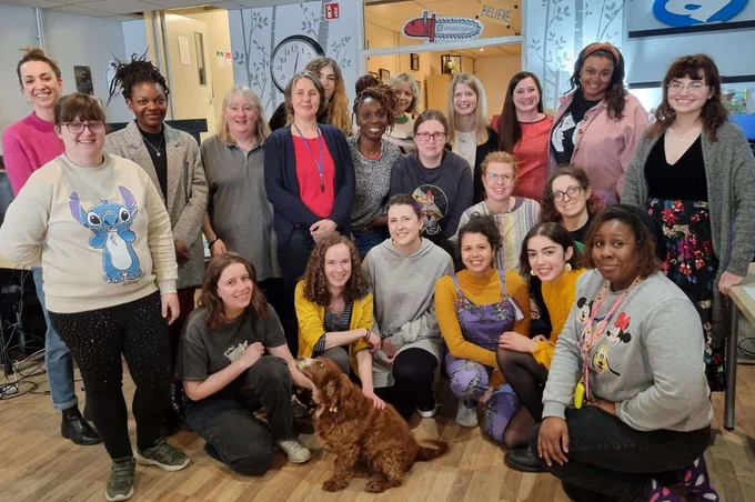 The Women of our Old Market Street studio.