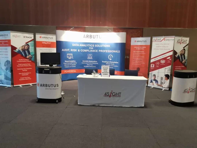 4Sight and Arbutus - Exhibitors at the 20th Annual Regional Audit Conference 2022, UAEIAA 