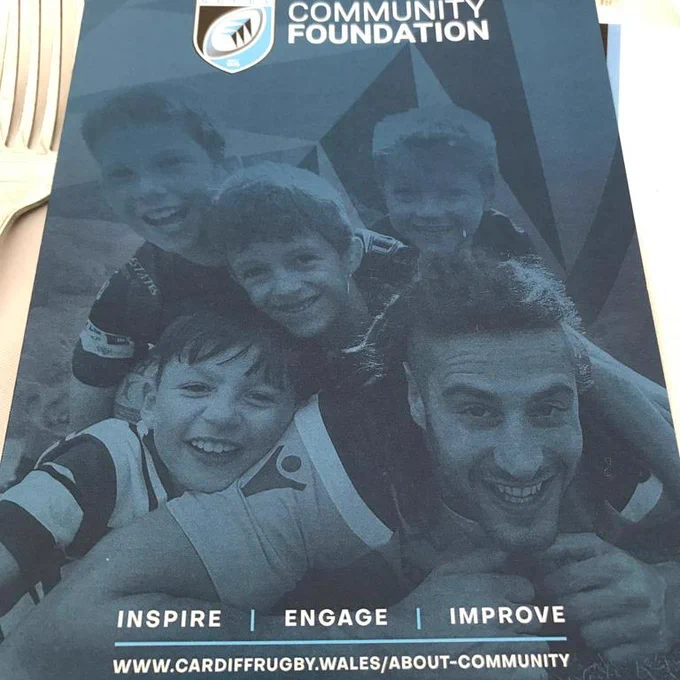 Booklet for Cardiff Rugby Community foundation.