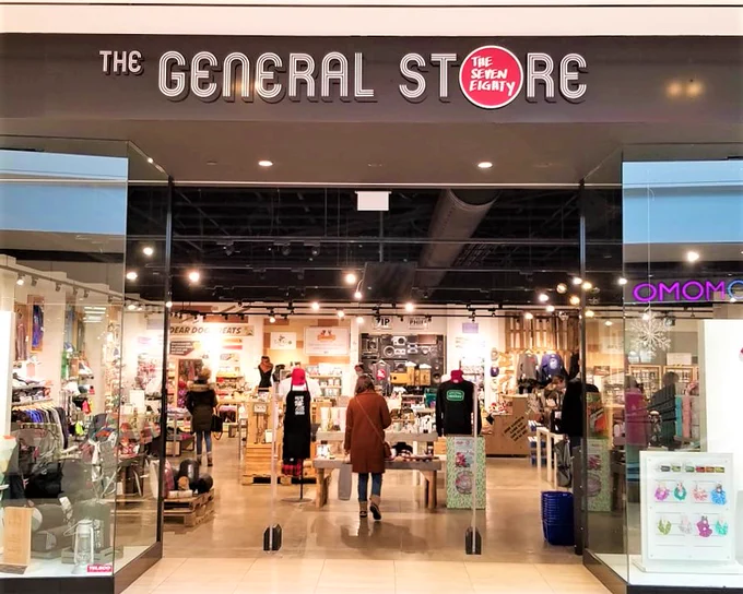 The exterior of The Seven80's General Store in Londonderry Mall
