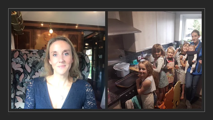 At home in two different ways for Jo Potkin!