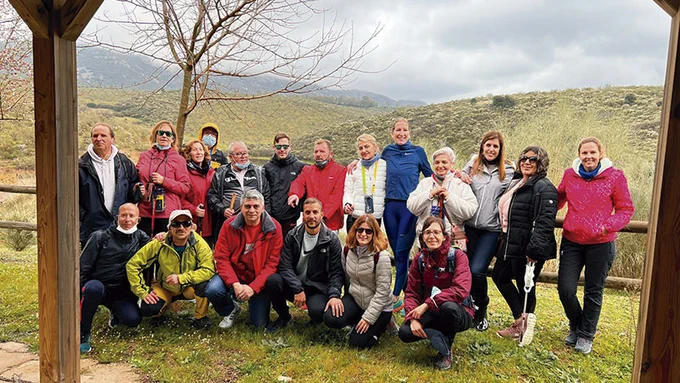 Foto de personas con discapacidad en el Parque