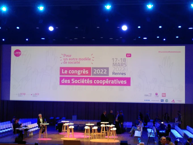 37e Congrès national des sociétés coopératives, le 17 et 18 Mars 2022 à Rennes