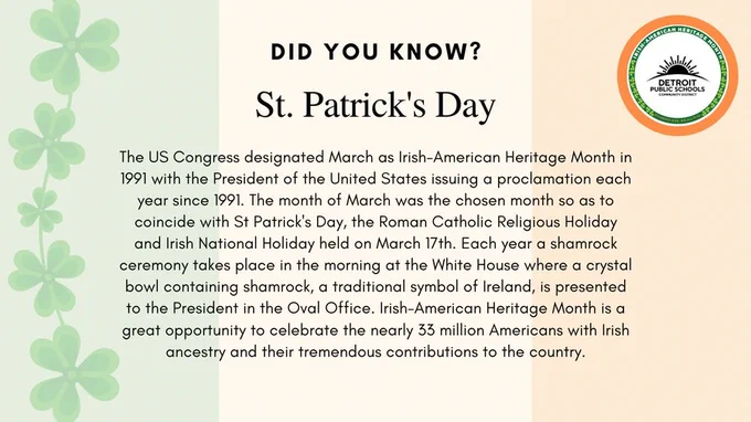 #HappyStPatricksDay #IrishHeritageMonth