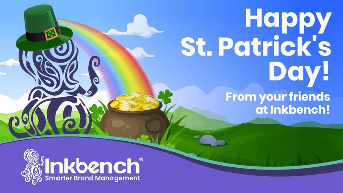 The Inkbench team celebrates St. Patrick's day with its clients, friends and colleagues.