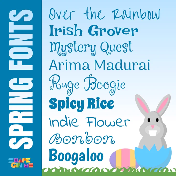 Listing of springfonts