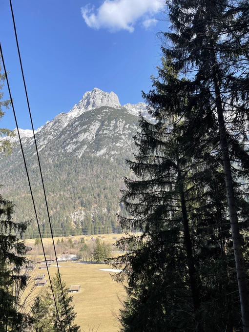 View of a snowy mountain