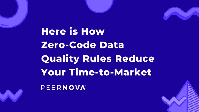 Here is how zero-code data quality rules reduce time-to-market PeerNova 2022