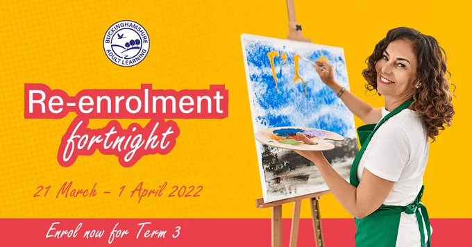 Re-enrolment fortnight graphic
