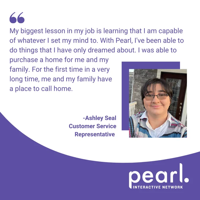 Image of Pearl Customer Service Representative, Ashley Seal