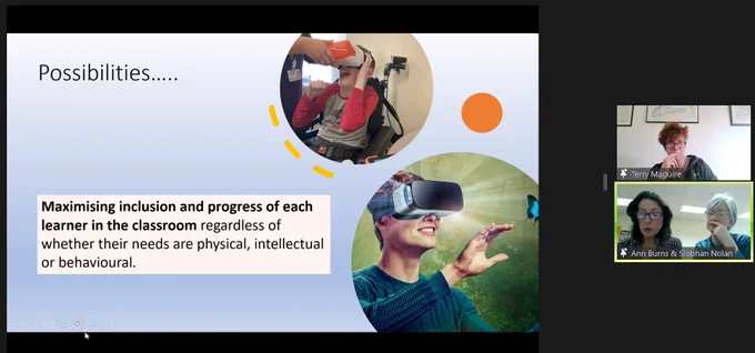Endless possibilities... photo of a man wearing a VR headset