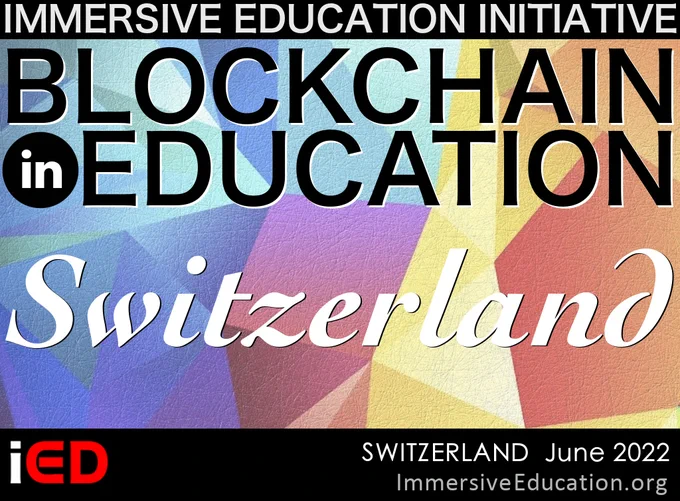 2022 Blockchain in Education Summit poster image