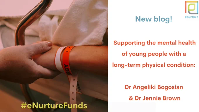 New blog: Supporting the mental health of young people with a long-term physical condition: Dr Angeliki Bogosian & Dr Jennie Brown.