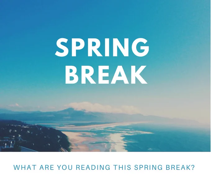 Image or an island view from the mountains. Spring Break: What are you reading this Spring Break?