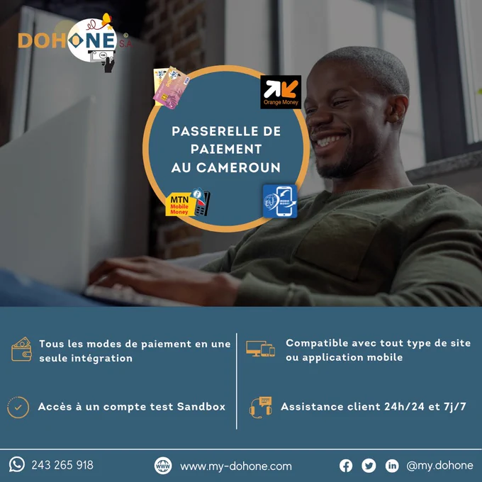 Grâce à l'API DOHONE, il n'a jamais été aussi facile de recevoir des paiements en ligne.
Tous les moyens de paiement en une seule intégration.
#api
#solution_de_paiement
#Dohone
#ecommerce
#payyonline
#fintech