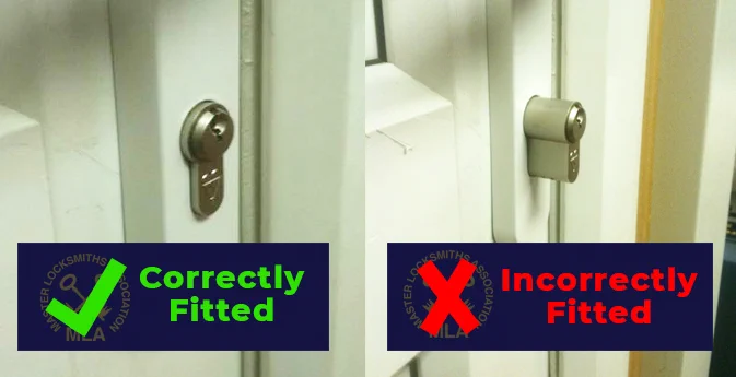 If you have a #EuroCylinder Lock fitted to your door, your lock could be fitted incorrectly! 

Read our short guide below for expert #locksmithadvice
