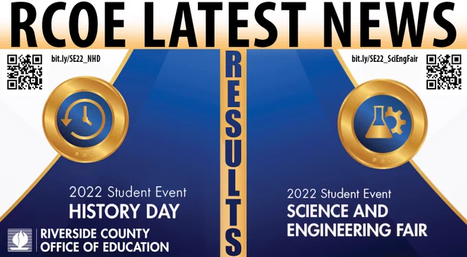 RCOE latest news - History Day & Science Fair Results
