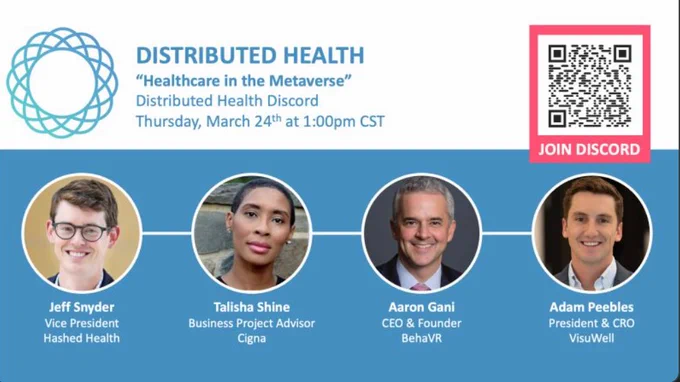 Distributed Health #healthcare in the #metaverse