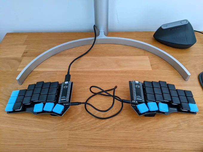 Cantor split ortho keyboard