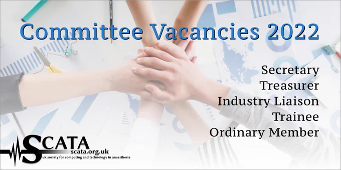 SCATA Committee Vacancies 2022: Secretary, Treasurer, Industry Liaison, Trainee, Ordinary Member