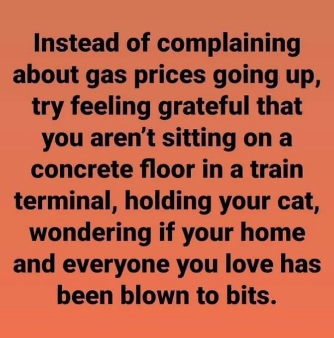 Instead of complaining