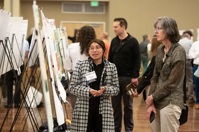 A student talks about her work at MURALS.